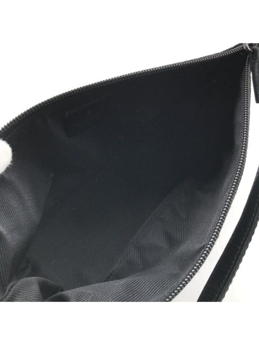Gucci GG Canvas Sherry Line Pouch Hand Black - Picture 8 of 10